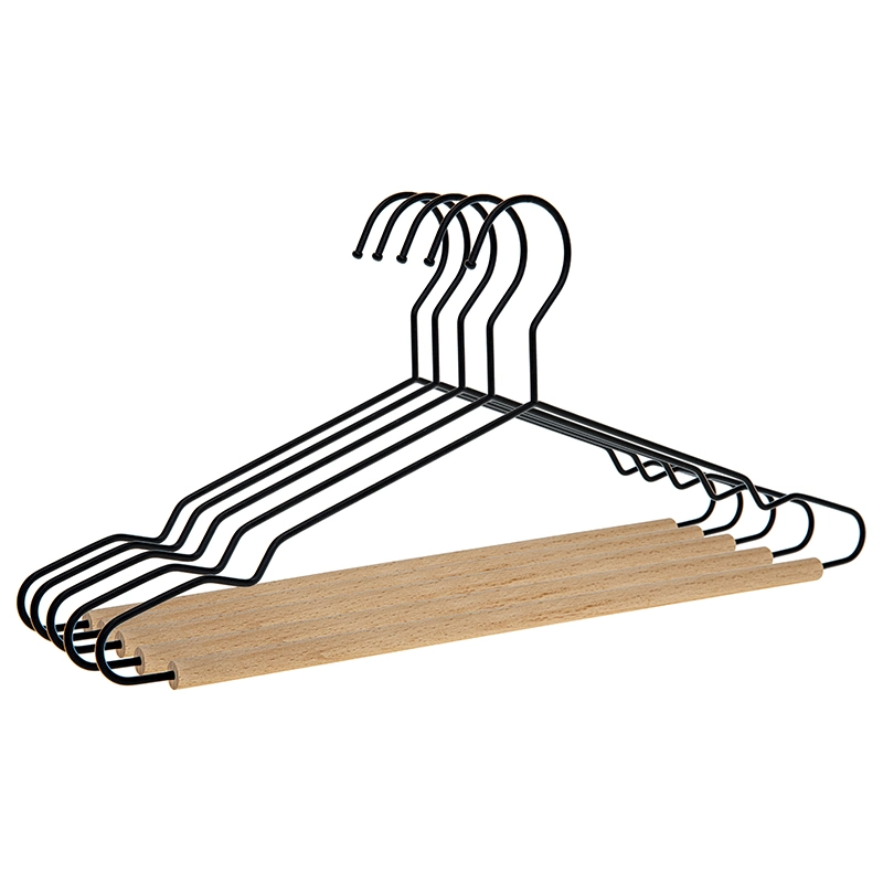 Wooden Wood Metal Cothes Garment Shirt Coat Pant Laundry Clothing Cloth Apparel Plastic Hanger