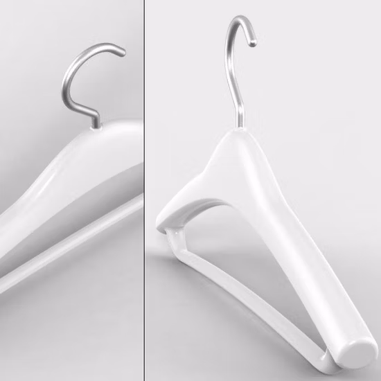 Novo suporte de design feito sob encomenda plástico casaco terno roupas saia cabide