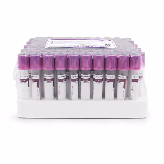 EDTA K2 K3 Vidro Plástico Micro Gel ESR Ativador de Coágulos EDTA Tubo de Coleta de Sangue a Vácuo